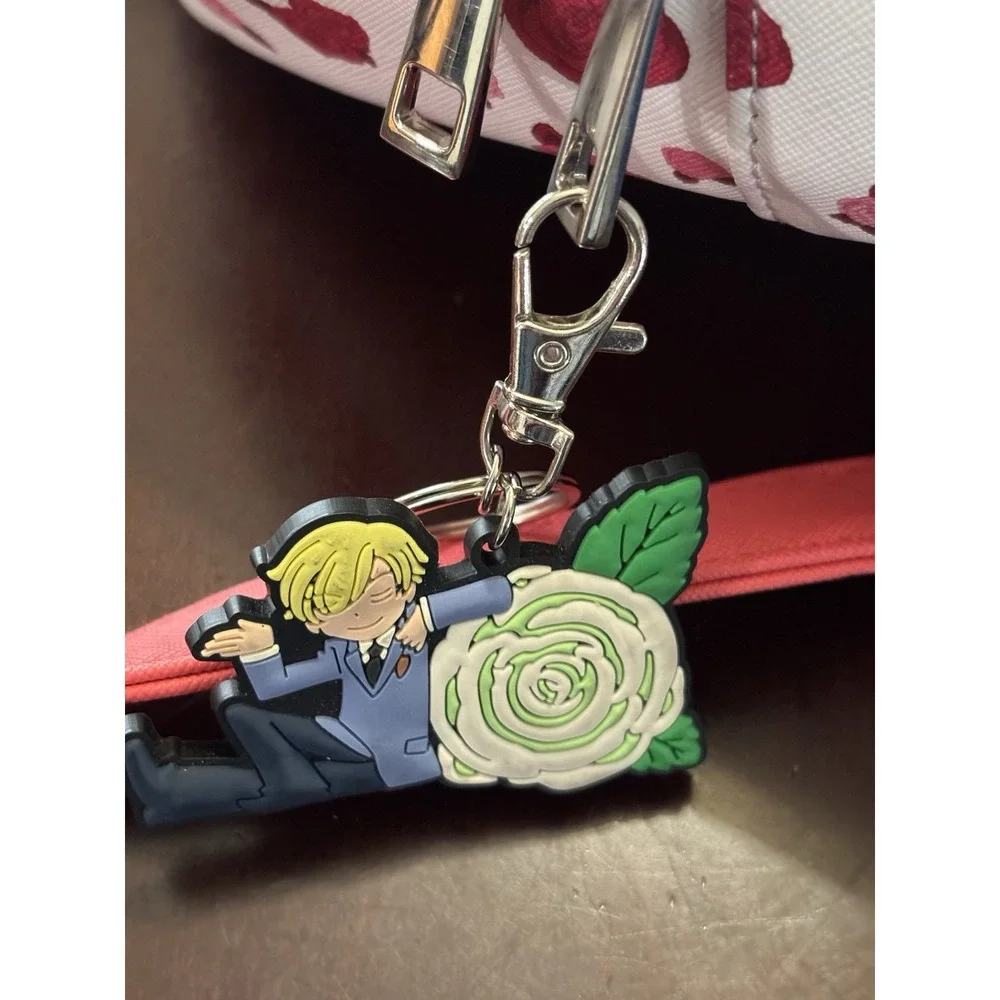 Ouran High School Host Club Pink Roses Mini Backpack Haruhi Tamaki Takashi